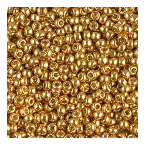 Rocalla Miyuki Duracoat 11/0 4202 - Galvanized Gold