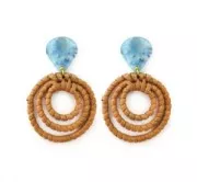 Colgante gota de madera trenzado 47x23 mm - Veraman efecto nacaradox1