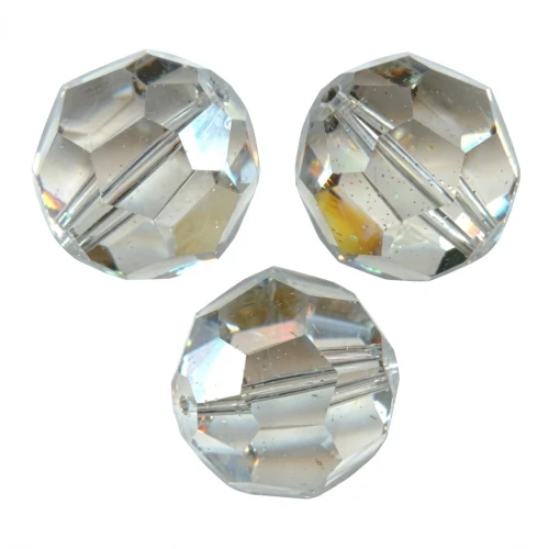 Cuentas redondas PureCrystal 5000 4 mm - Crystal Silver Shade x20