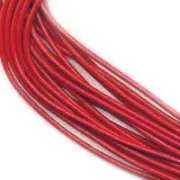 Cordón de cuero de 1 mm - Burdeos x 2,95 m