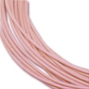 Cordón de cuero 2 mm Light Rose x 2 m|raw }}