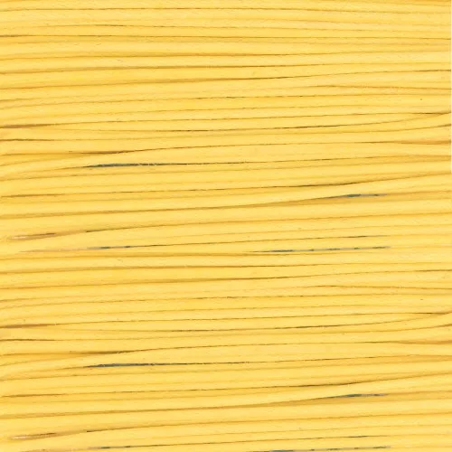 Hilo algodón encerado 1 mm Amarillo x5 m
