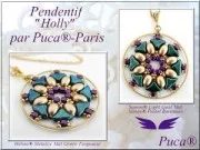 Cuentas de cristal Hélios® de Puca® 6x10 mm Opaque Apricot x10g