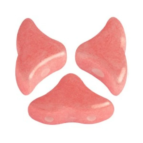 Cuentas de cristal Hélios® de Puca® 6x10 mm Opaque Indian Peach x10g