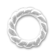 Anilla 11 mm plateada  x5