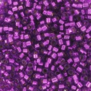 Miyuki Delica 11/0 DB1345 - Dyed Silver Lined Magenta|raw }}