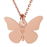 Dije mariposa 9x14 mm en Plata 925 x1