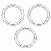 Anillas abiertas de 3 x 0,4 mm - Plata 925 x20