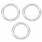 Anillas abiertas de 3 x 0,4 mm - Plata 925 x20