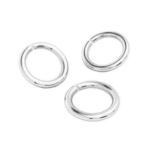 Anillas abiertas 3x0.4 mm de Plata 925 x20