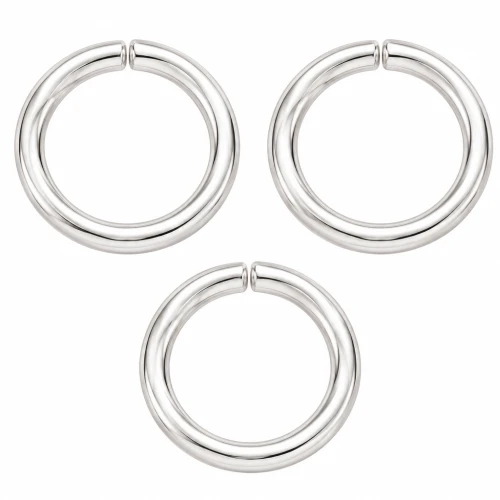 Anillas abiertas de 3 x 0,4 mm - Plata 925 x20