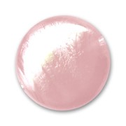 Bombeada 18 mm Light Rose irisado x1