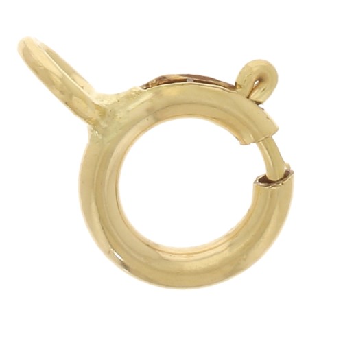Cierre Reasa anillo cerrado 5 mm de Gold filled x100