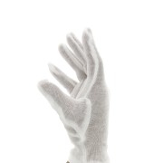 Gants en coton pour manipulation de bijoux et présentoir - Taille M/L - Blanc x2