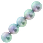 Cuentas de resina acrílico Le Ciel Pearls Miyuki 6 mm - Blue x15|raw }}