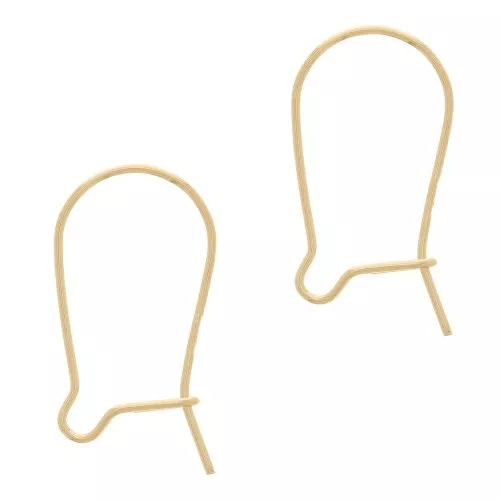 Pendientes hilo 14 mm de Gold filled x4