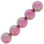 Cuentas de resina acrílico Le Ciel Pearls Miyuki 10 mm - Pink x6