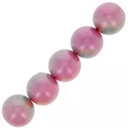Cuentas de resina acrílico Le Ciel Pearls Miyuki 10 mm - Pink x6