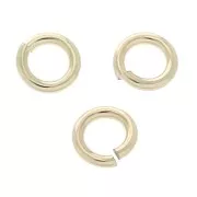 Anillas abiertas  4x0.7mm de Gold filled x10