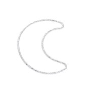Colgante luna calado diamantado  22.5x18 mm de Plata 925 x1|raw }}
