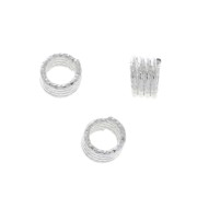 Anilla diamantado 6x3.8 mm de Plata 925 x1|raw }}