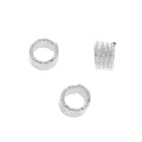 Anilla diamantado 6x3.8 mm de Plata 925 x1