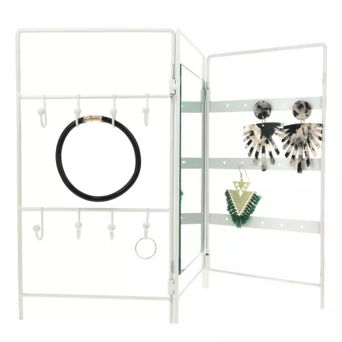 Organizador de joyas 26x42 cm - Blanco x1