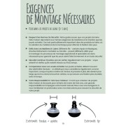 Ojos con seguridad de plástico - para peluche y amigurumi 6 mm Negro x20 paires
