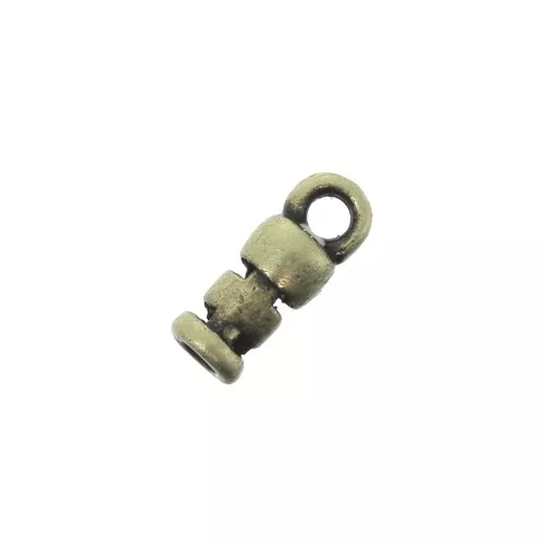 Terminales para apretar para cordón 2 mm - Bronce x1