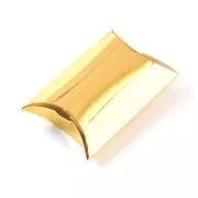 Caja regalo joyería 8.5x6x2 cm - Dorado x1