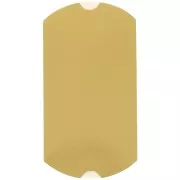 Caja regalo joyería 12.5x8.3x3 cm - Bronze dorado x1