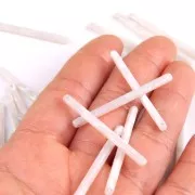 Colgante barra 40x2.5 mm - De Concha De Tortuga- Blanco nacaradox1