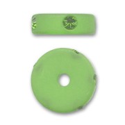 Rondel  strass Polaris 10 mm Peridot x1