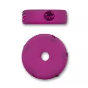 Rondel  strass Polaris 10 mm Fuchsia x1