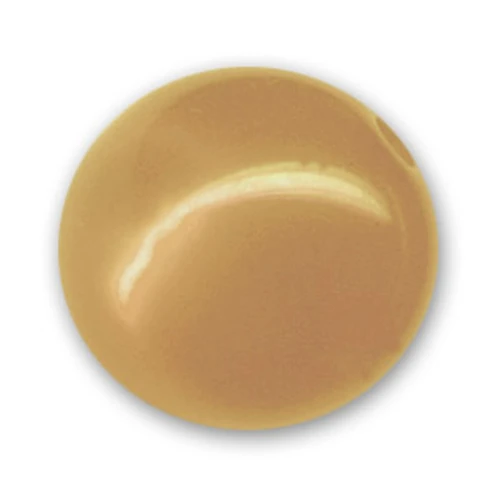 Perla redonda Polaris brillante 14 mm Light Caramel x1