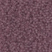 Miyuki Delica 11/0 DB0765 -  Transparent Smoky Amethyst Mat x8g