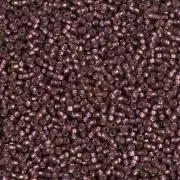 Rocalla Miyuki 15/0 13F - Silverlined Mat Dark Smoky Amethyst x8g