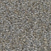 Rocalla Miyuki 15/0 1881 - Transparent Silver Gray Gold Luster x8g