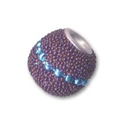 Redonda con inclusiones de perlas 12 mm Amethyst x1|raw }}