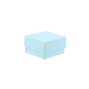 Caja para joyería de fantasía para anillo 5x5x3 cm - Azulciel x1