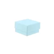 Caja para joyería de fantasía para anillo 5x5x3 cm - Azulciel x1
