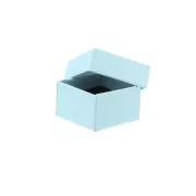 Caja para joyería de fantasía para anillo 5x5x3 cm - Azulciel x1
