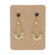 Sostenedor de papel  - 8x6 cm para pendientes y collares - Kraft