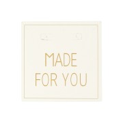 Sostenedor de papel 6x6 cm pendientes y collares  x20|raw }}