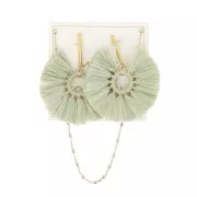 Sostenedor de papel 6x6 cm pendientes y collares  x20