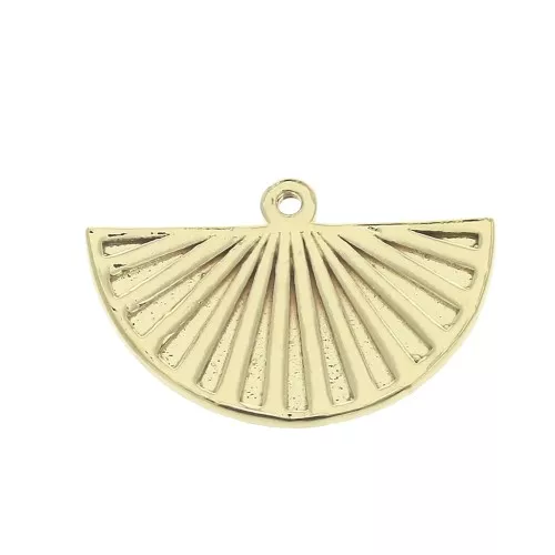 Colgante 14x22 mm Chapado de Oro 3 micras x1