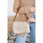 Cadena de plástico brillante eslabones pulsera 29x21 mm - Rojox50 cm