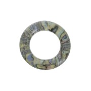 Colgante anilla 30 mm acetato de celulosa - marmoleado Multicolor x1|raw }}