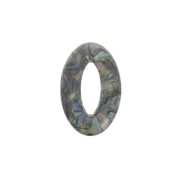 Colgante ovalado 29x18 mm acetato de celulosa - Marmoleado Multicolor x1|raw }}