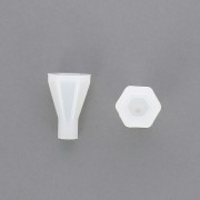 Molde silicono hexágono facetado para hacer colgantes de resina 36x23 mm x1